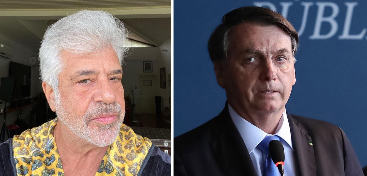 Lulu Santos e Jair Bolsonaro (Foto: Reprodução | PR) Lulu Santos e Jair Bolsonaro