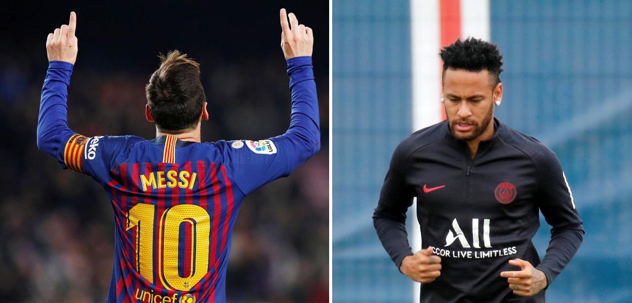 Messi e Neymar (Foto: Reuters) Messi e Neymar