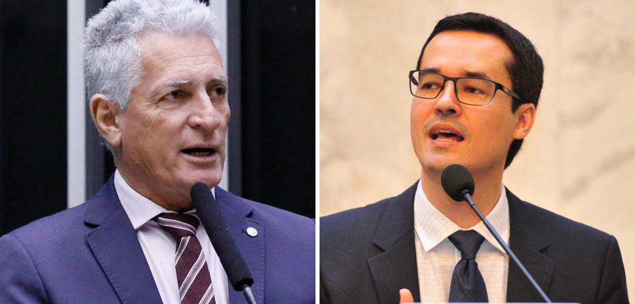 Rogério Correia e Deltan Dallagnol (Foto: Câmara dos Deputados | ABr) Rogério Correia e Deltan Dallagnol