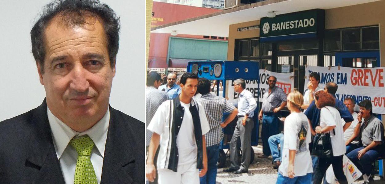 Procurador Celso Três e Banestado (Foto: Grupo Sino/Divulgação | ARQUIVO/FETEC-CUT-PR) Procurador Celso Três e Banestado
