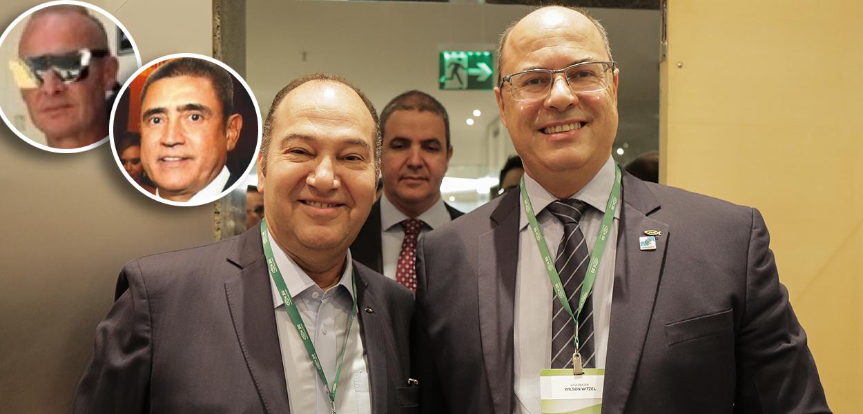 José Carlos de Melo, Mário Peixoto e pastor Everaldo com Witzel (Foto: Reprodução | PSC) José Carlos de Melo, Mário Peixoto e pastor Everaldo com Witzel