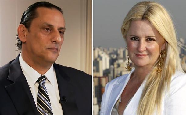 Wassef e Maria Cristina Boner (Foto: Reprodução) Wassef e Maria Cristina Boner