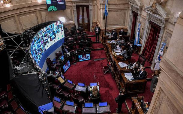 Reforma do Senado argentino (Foto: Reprodução) Reforma do Senado argentino