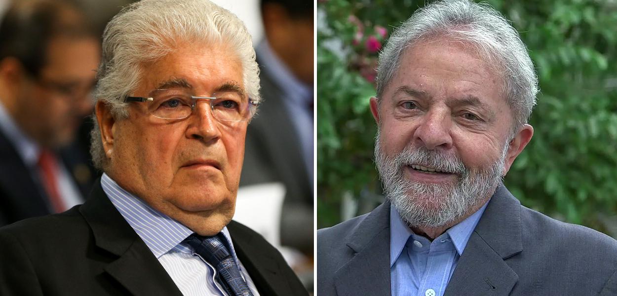 Roberto Requião e Lula (Foto: Marcelo Camargo/Agência Brasil | Stuckert) Roberto Requião e Lula