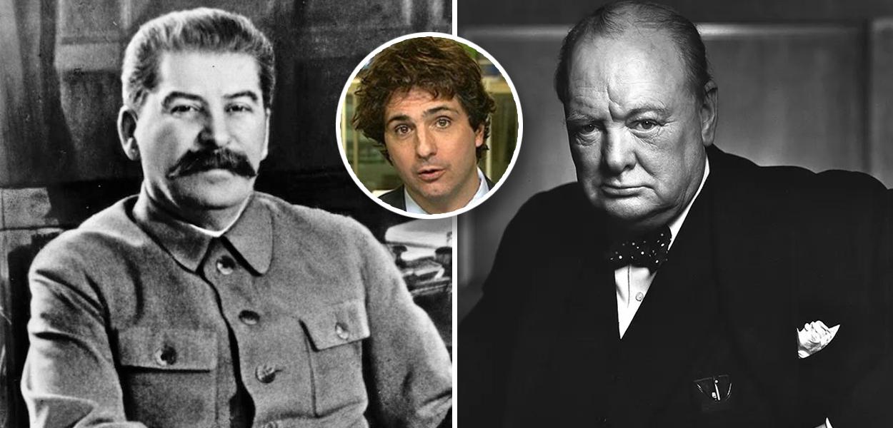 Stalin, Churchill / Guga Chacra (Foto: Reprodução) Stalin, Churchill / Guga Chacra