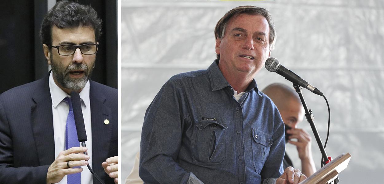 Marcelo Freixo e Jair Bolsonaro (Foto: Câmara dos Deputados | PR) Marcelo Freixo e Jair Bolsonaro