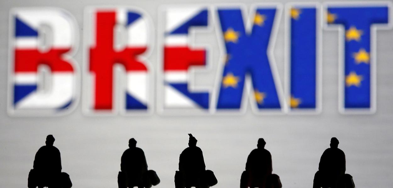 Pôquer do Brexit começa: Reino Unido prepara saída sem acordo comercial (Foto: REUTERS/Dado Ruvic/Illustration) Pôquer do Brexit começa: Reino Unido prepara saída sem acordo comercial