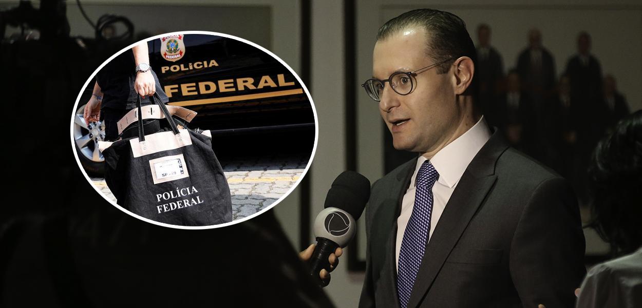 Polícia Federal e Cristiano Zanin (Foto: Reuters | Fabio Rodrigues Pozzebom/Agência Brasil) Polícia Federal e Cristiano Zanin