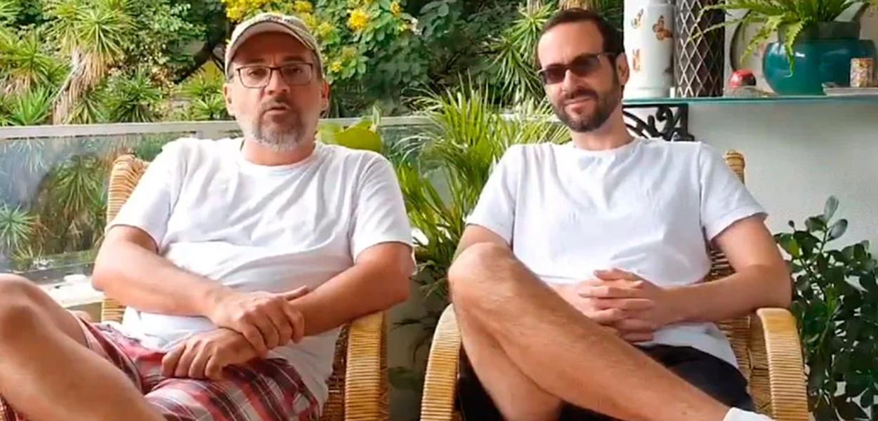 Abraham e Arthur Weintraub (Foto: Reprodução) Abraham e Arthur Weintraub