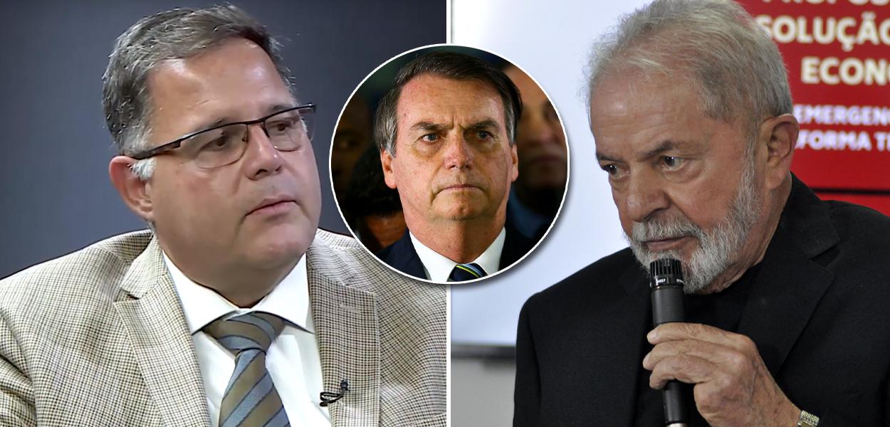 Luís Costa Pinto, Jair Bolsonaro e Lula (Foto: Reprodução | ABr | Felipe L. Gonçalves/Brasil247) Luís Costa Pinto, Jair Bolsonaro e Lula