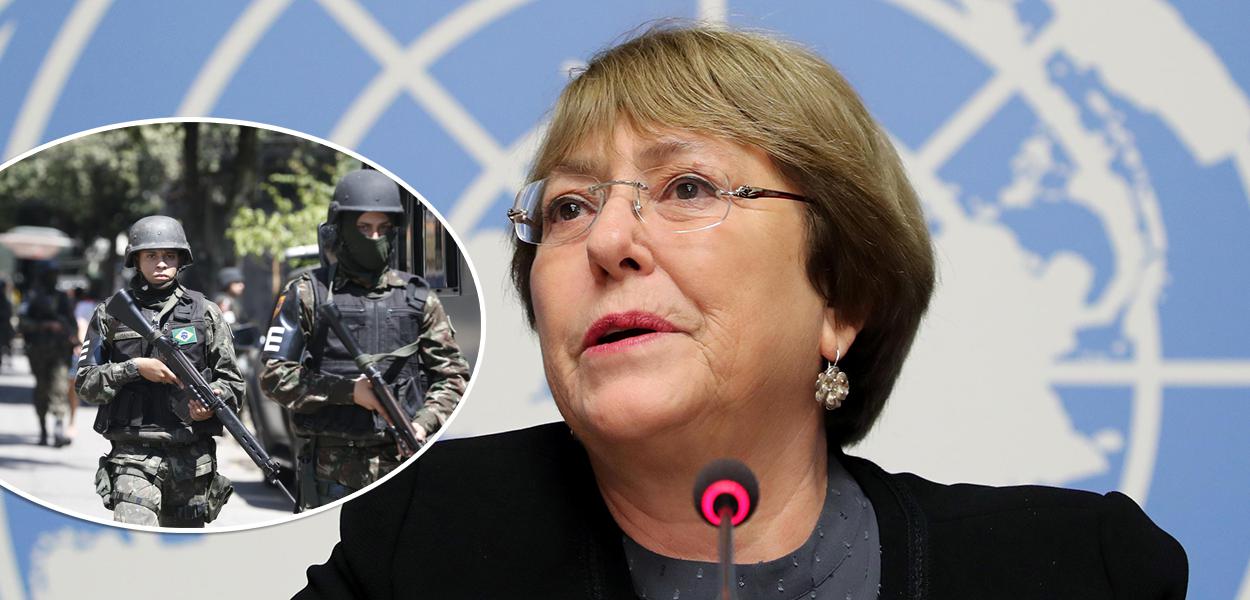 Forças Armadas e Michelle Bachelet (Foto: ABr | Reuters) Forças Armadas e Michelle Bachelet