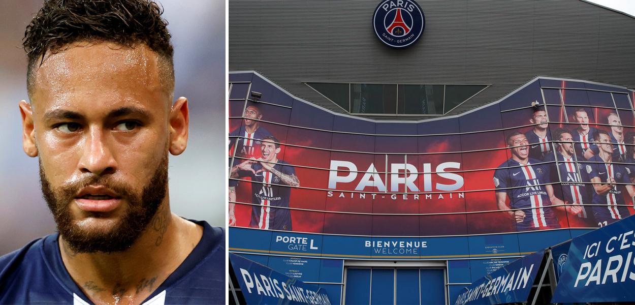 Neymar e PSG (Foto: Reuters) Neymar e PSG