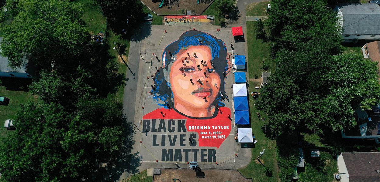 Assassinato de Breonna Taylor gerou intensos protestos dentro e fora dos EUA (Foto: Reprodução (Instagram)) Assassinato de Breonna Taylor gerou intensos protestos dentro e fora dos EUA