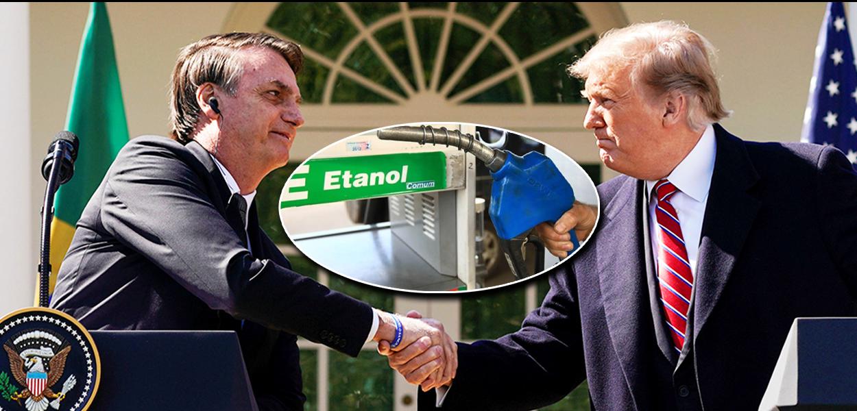 Jair Bolsonaro e Donald Trump (Foto: Reuters | ABr) Jair Bolsonaro e Donald Trump