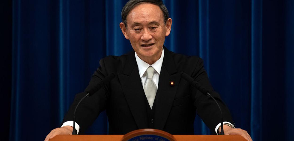 Yoshihide Suga (Foto: Carl Court/Pool via REUTERS) Yoshihide Suga