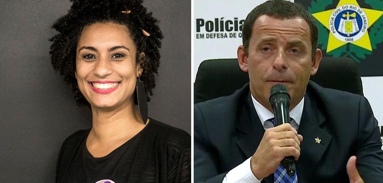 Marielle Franco e Allan Turnowski (Foto: Mídia NINJA | Reprodução) Marielle Franco e Allan Turnowski
