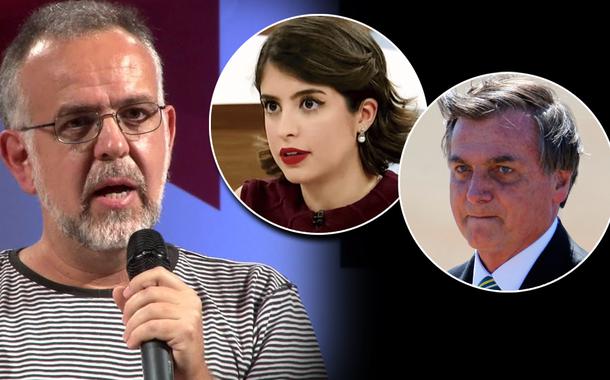 Kiko Nogueira, Tabata Amaral e Jair Bolsonaro (Foto: Reprodução | REUTERS/Adriano Machado) Kiko Nogueira, Tabata Amaral e Jair Bolsonaro
