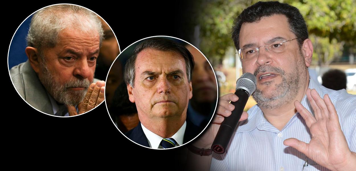 Lula, Jair Bolsonaro e Rui Costa Pimenta (Foto: Agência Brasil) www.brasil247.com - Lula, Jair Bolsonaro e Rui Costa Pimenta