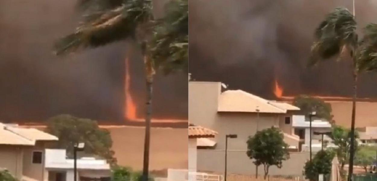 Remoinho de fogo em ribeirão preto Remoinho de fogo em ribeirão preto
