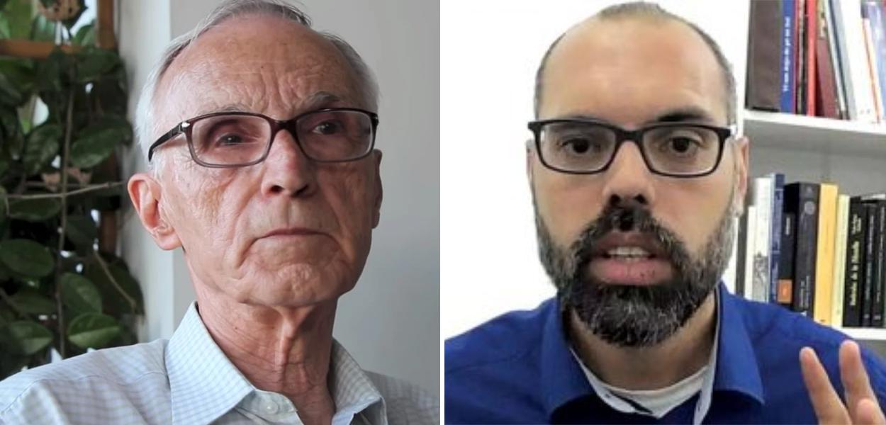 Ex-presidente do STM Sérgio Xavier Ferolla e Allan dos Santos (Foto: Reprodução) Ex-presidente do STM Sérgio Xavier Ferolla e Allan dos Santos