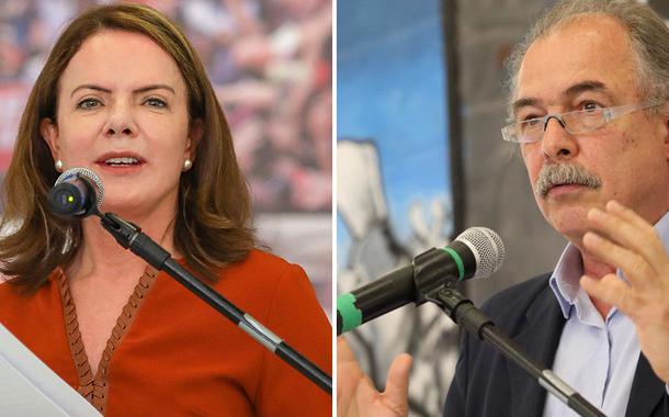 Presidente do PT, Gleisi Hoffmann, e o presidente da Fundação Perseu Abramo, Aloizio Mercadante (Foto: Ricardo Stuckert) Presidente do PT, Gleisi Hoffmann, e o presidente da Fundação Perseu Abramo, Aloizio Mercadante