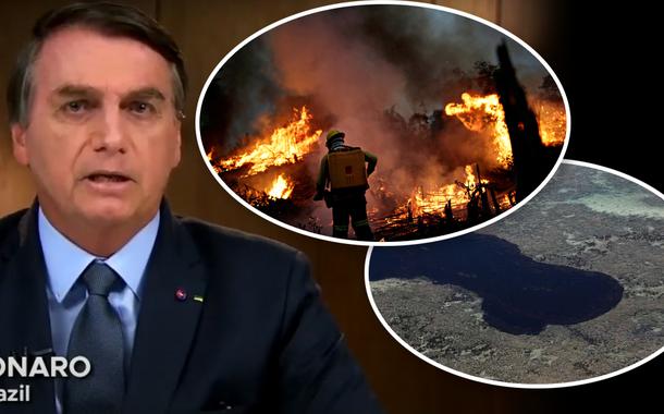Jair Bolsonaro, Pantanal em chamas e óleo no Nordeste (Foto: Reprodução | Reuters) Jair Bolsonaro, Pantanal em chamas e óleo no Nordeste