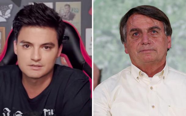 Felipe Neto e Jair Bolsonaro (Foto: Reprodução | Alan Santos/PR) Felipe Neto e Jair Bolsonaro