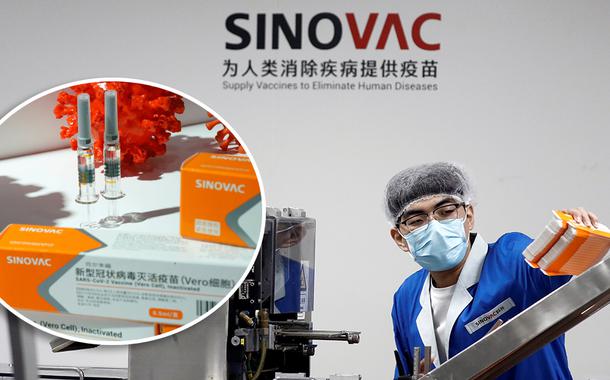 Fábrica de vacinas da Sinovac em Pequim (Foto: REUTERS/Tingshu Wang | REUTERS/Thomas Peter) Fábrica de vacinas da Sinovac em Pequim