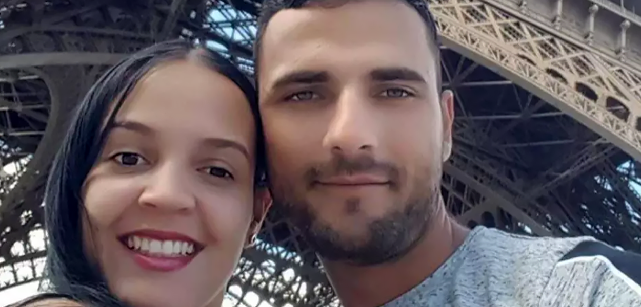 Imagem do casal Franciele Alves e Rodrigo Martin publicada pelo paranaense nas redes sociais. (Foto: Reprodução) Imagem do casal Franciele Alves e Rodrigo Martin publicada pelo paranaense nas redes sociais.