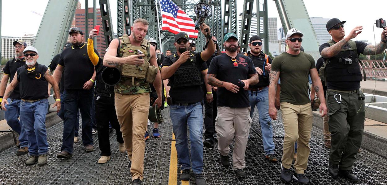 Proud Boys (Foto: Reuters) www.brasil247.com - Proud Boys
