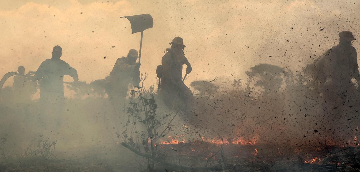 Incêndios no Pantanal (Foto: Christiano Antonucci/Secom) Incêndios no Pantanal