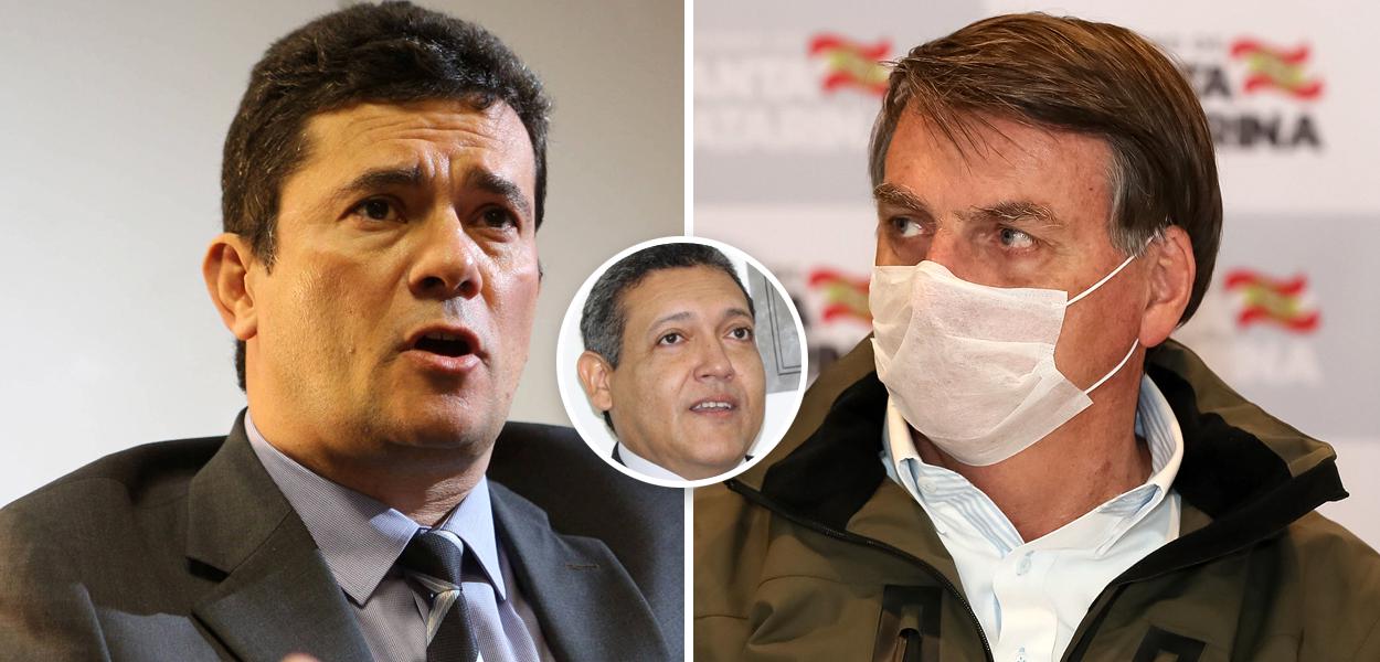 Sérgio Moro, Kassio Nunes e Bolsonaro (Foto: Reuters | Reprodução | Isac Nóbrega/PR) Sérgio Moro, Kassio Nunes e Bolsonaro