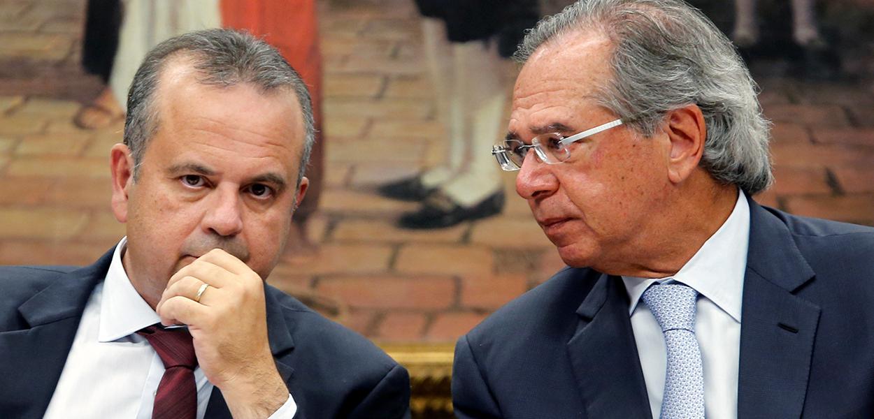 Rogério Marinho e Paulo Guedes (Foto: REUTERS/Adriano Machado) Rogério Marinho e Paulo Guedes