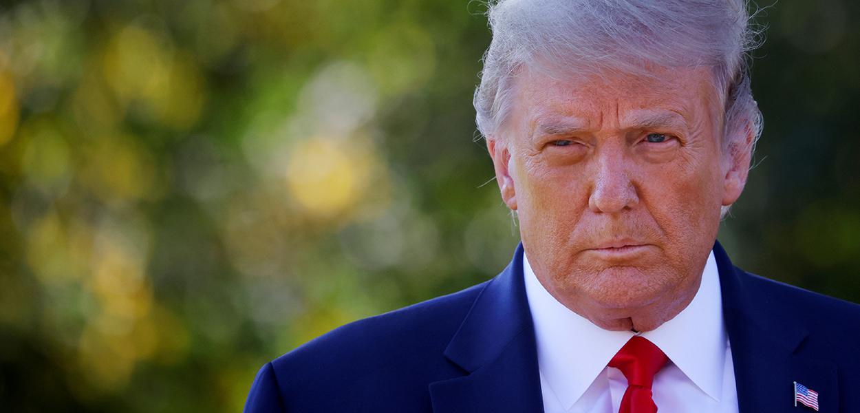 Presidente dos EUA, Donald Trump, na Casa Branca. 30/09/2020 (Foto: REUTERS/Carlos Barria) Presidente dos EUA, Donald Trump, na Casa Branca. 30/09/2020