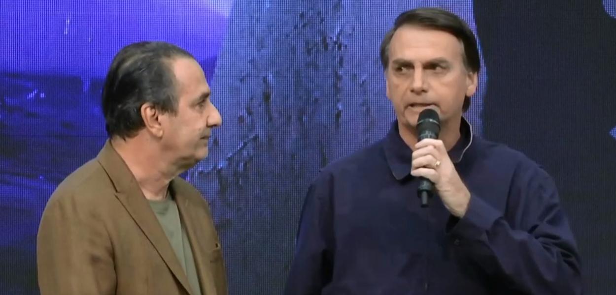 Silas Malafaia e Jair Bolsonaro (Foto: Reprodução) Silas Malafaia e Jair Bolsonaro