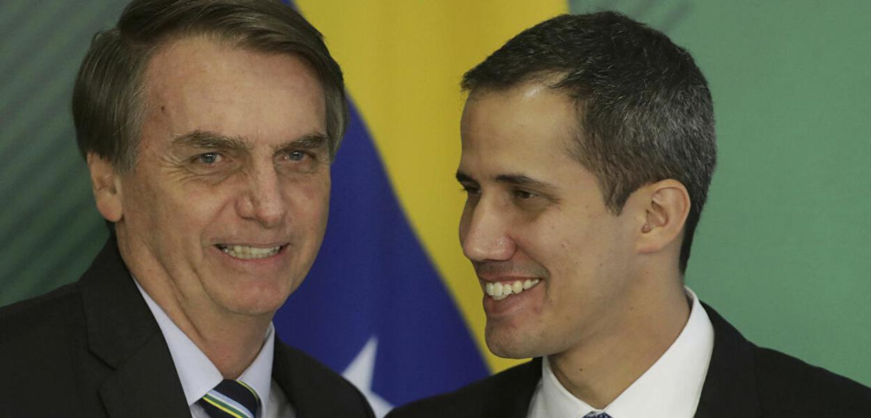 Jair Bolsonaro e Juan Guaidó (Foto: Sputnik) Jair Bolsonaro e Juan Guaidó