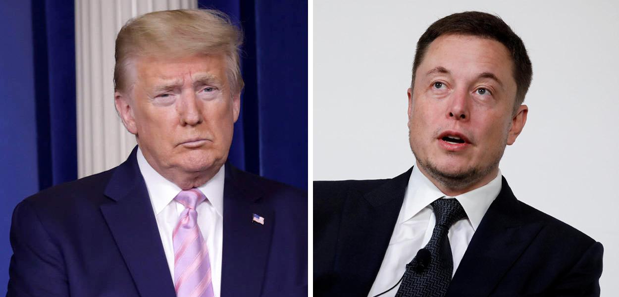 Donald Trump e Elon Musk (Foto: Reuters) Donald Trump e Elon Musk