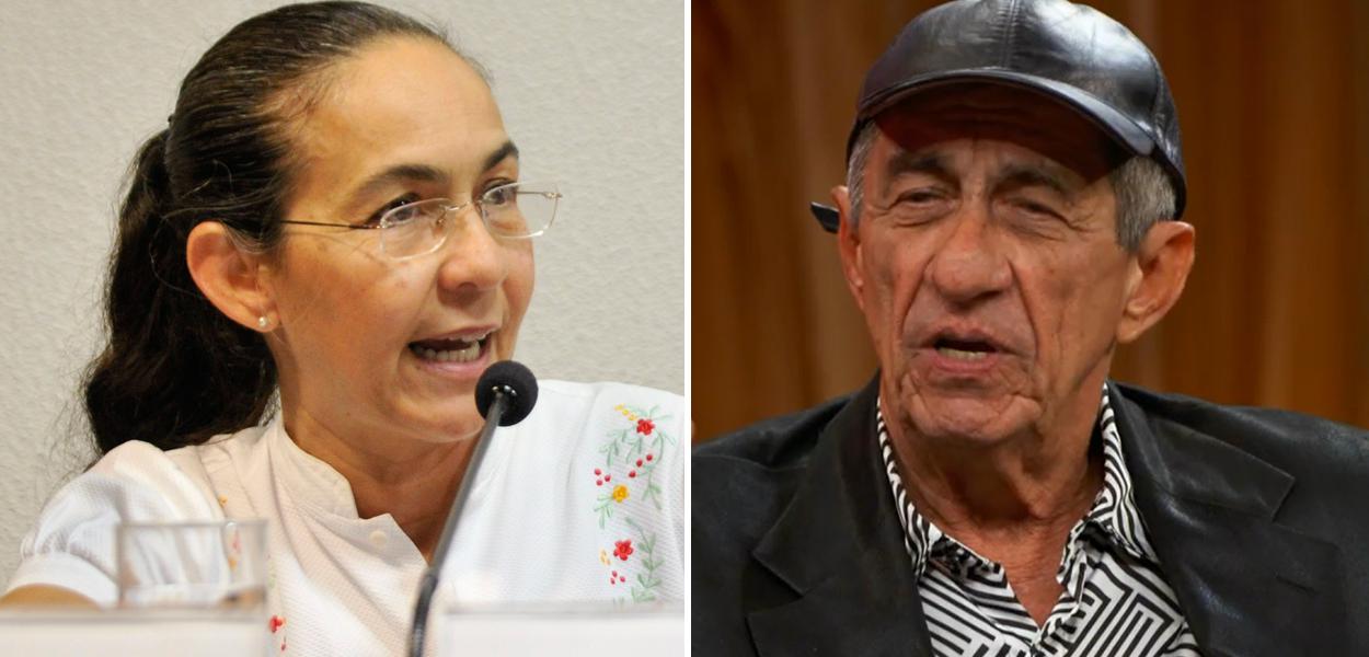 Heloisa Helena e Fagner (Foto: Geraldo Magela/Agência Senado | Reprodução) www.brasil247.com - Heloisa Helena e Fagner