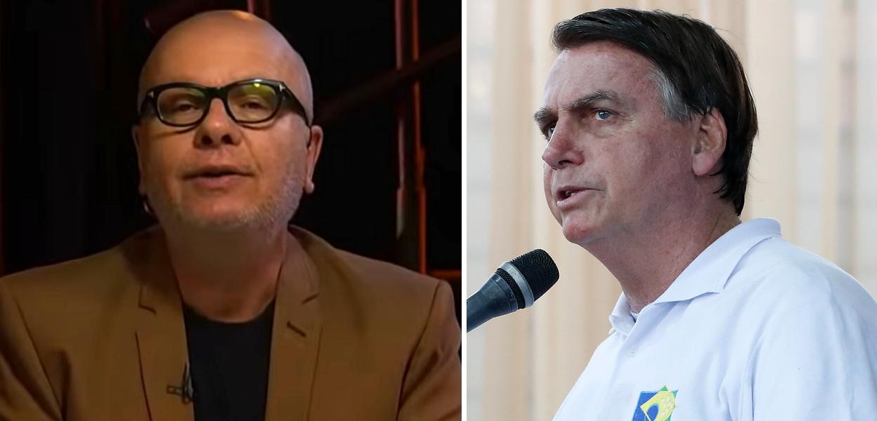 Marcelo Tas e Jair Bolsonaro (Foto: Reprodução | Alan Santos/PR) Marcelo Tas e Jair Bolsonaro