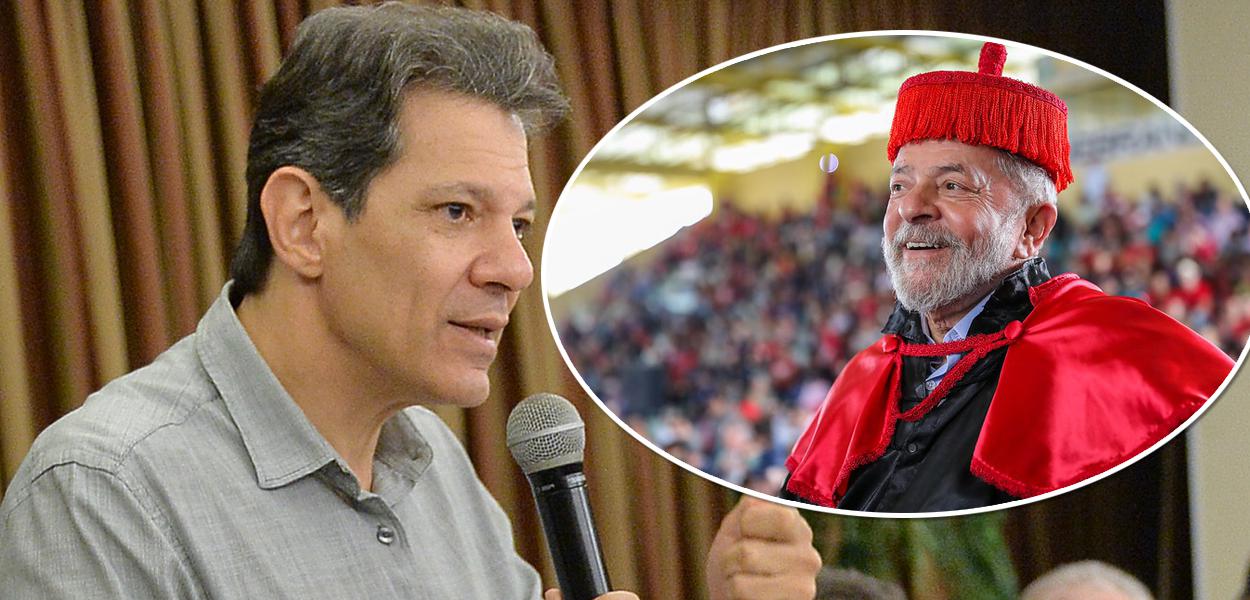 Fernando Haddad e Lula (Foto: PT no Senado | Ricardo Stuckert) Fernando Haddad e Lula