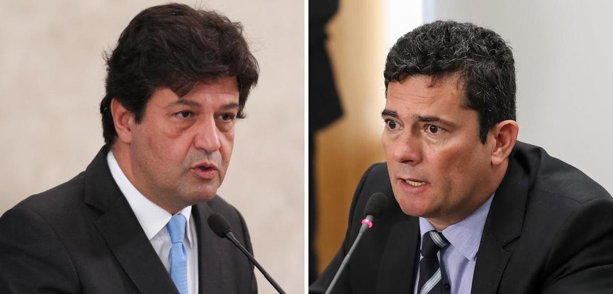 Luiz Henrique Mandetta e Sergio Moro (Foto: Brasil 247) Luiz Henrique Mandetta e Sergio Moro