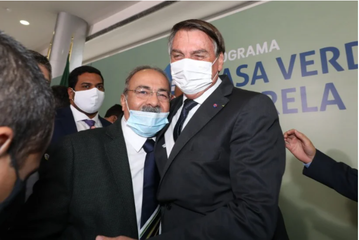 Chico Rodrigues e Jair Bolsonaro (Foto: Reprodução/Twitter) Chico Rodrigues e Jair Bolsonaro
