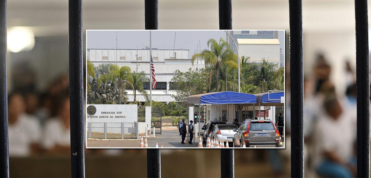Embaixada americana no Brasil emite alerta sobre a saída de presos (Foto: Agência Brasil) Embaixada americana no Brasil emite alerta sobre a saída de presos