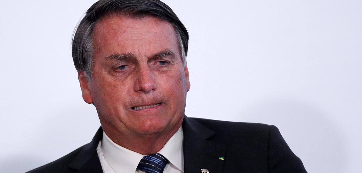 Presidente Jair Bolsonaro durante cerimônia no Palácio do Planalto. 14/10/2020 (Foto: REUTERS/Adriano Machado) Presidente Jair Bolsonaro durante cerimônia no Palácio do Planalto. 14/10/2020