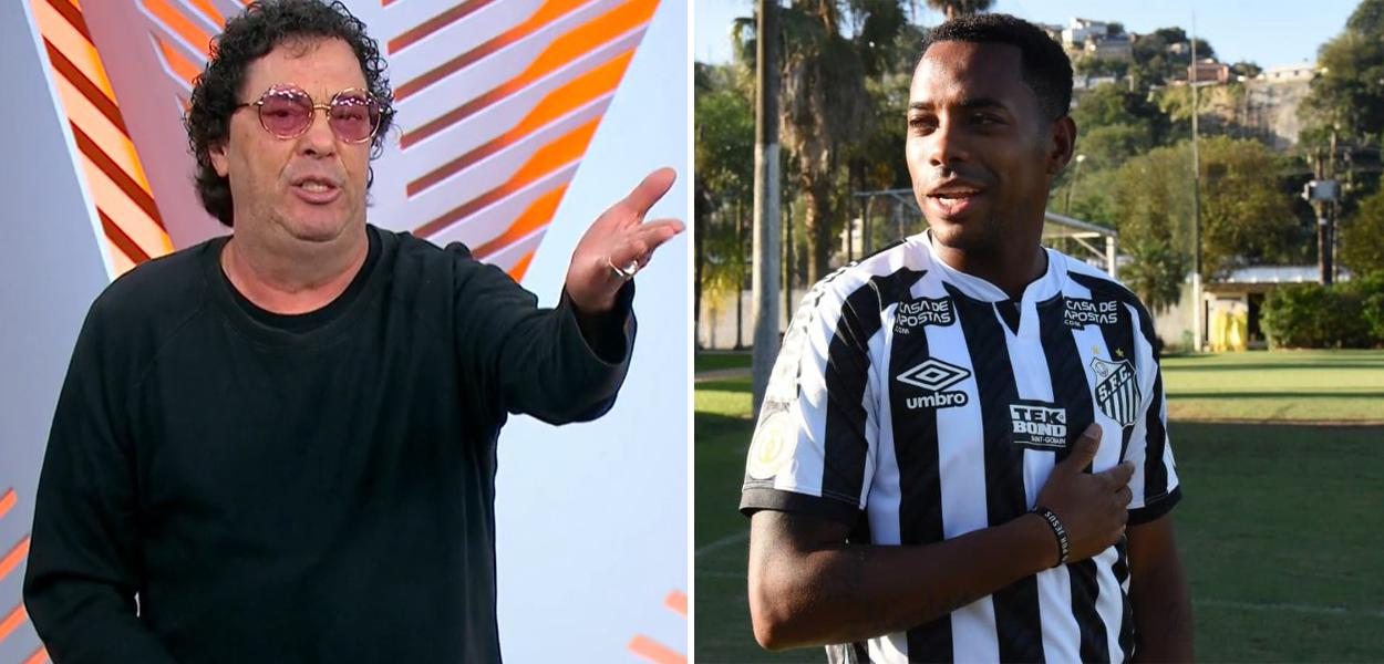 Walter Casagrande e Robinho (Foto: Divulgação) Walter Casagrande e Robinho