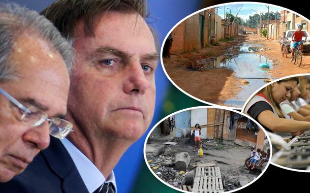 Guedes, que nunca assume responsabilidade, vê aumento da pobreza como problema global