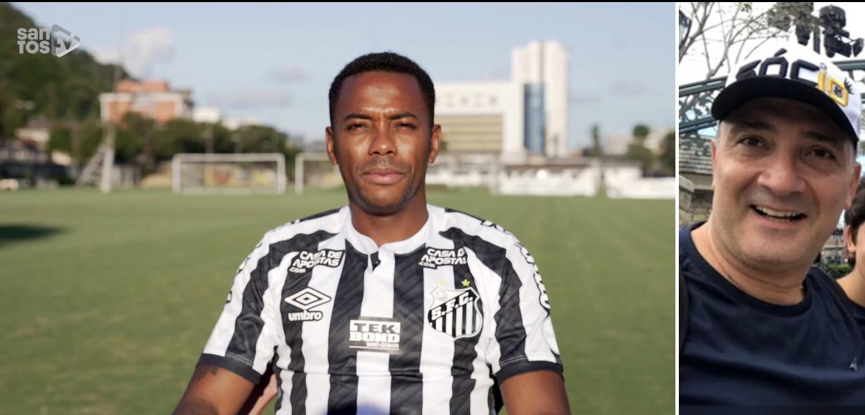 Conselheiro do Santos vazou telefones de jornalistas que foram ameaçados de morte por apoiadores de Robinho (Foto: Reprodução) Conselheiro do Santos vazou telefones de jornalistas que foram ameaçados de morte por apoiadores de Robinho