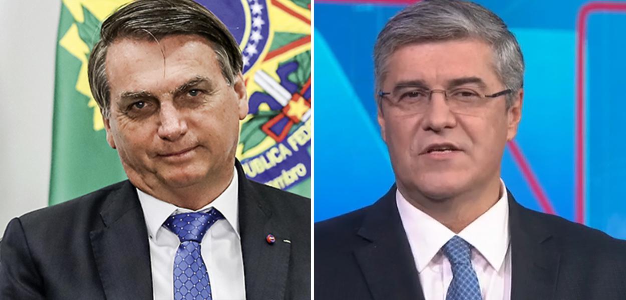 Jair Bolsonaro e Flávio Fachel (Foto: Marcos Correa/PR | Reprodução) Jair Bolsonaro e Flávio Fachel