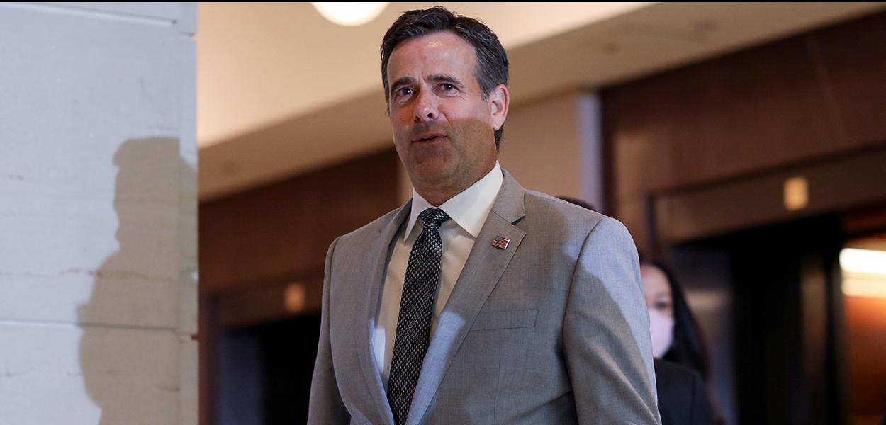 Diretor Nacional de Inteligência dos EUA, John Ratcliffe, em Washington. 02/07/2020 (Foto: REUTERS/Leah Millis) Diretor Nacional de Inteligência dos EUA, John Ratcliffe, em Washington. 02/07/2020