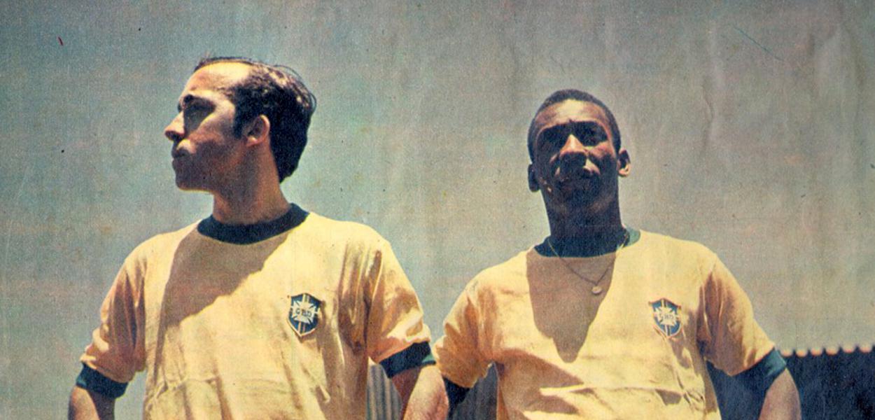 Tostão e Pelé (Foto: CBF) Tostão e Pelé